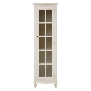 Loire Painted Furniture White 1 Door Panelled Display Cabinet Loire Painted Furniture White 1 Door Panelled Display Cabinet 5502125