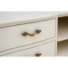 Loire Painted Furniture White 4 Drawer Media Unit 5502132