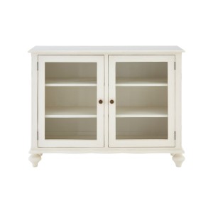 Loire Painted Furniture White 2 Door Small Display Cabinet Loire Painted Furniture White 2 Door Small Display Cabinet 5502133