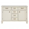 Loire Painted Furniture White 6 Drawer Sideboard 5502134