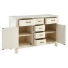 Loire Painted Furniture White 6 Drawer Sideboard 5502134