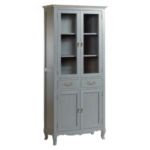 Loire Painted Furniture Light Grey Display Cabinet Loire Painted Furniture Light Grey Display Cabinet 5502143