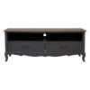 Loire Painted Furniture Dark Grey 2 Drawer Media Unit 5502155