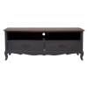 Loire Painted Furniture Dark Grey 2 Drawer Media Unit 5502155