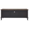 Loire Painted Furniture Dark Grey 2 Drawer Media Unit 5502155