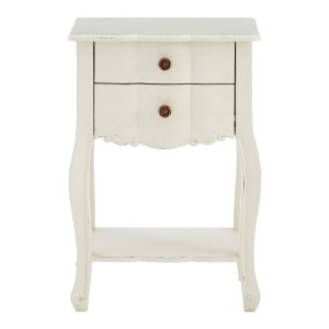 Loire Painted Furniture White 2 Drawer Bedside Table Loire Painted Furniture White 2 Drawer Bedside Table 5502123