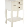 Loire Painted Furniture White 2 Drawer Bedside Table 5502123