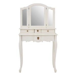 Loire Painted Furniture White Dressing Table with Mirror Loire Painted Furniture White Dressing Table with Mirror 5502128