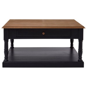 Loire Painted Furniture Black 1 Drawer Coffee Table Loire Painted Furniture Black 1 Drawer Coffee Table 5502140
