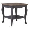 Loire Painted Furniture Dark Grey Single Shelf Side Table 5502148