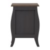 Loire Painted Furniture Dark Grey 1 Drawer Bedside Cabinet 5502156