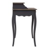 Loire Painted Furniture Dark Grey Writing Desk 5502159