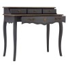 Loire Painted Furniture Dark Grey Writing Desk 5502159