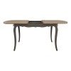 Loire Painted Furniture Dark Grey Extending Dining Table 5502161