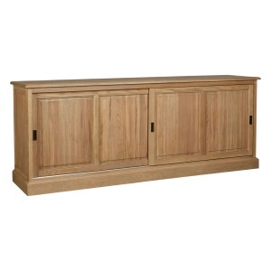 Lyon Oak Furniture Aged Grey Sliding Door Sideboard Premier Lyon Oak Furniture Aged Grey Sliding Door Sideboard 5501636