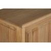 Premier Lyon Oak Furniture Aged Grey Sliding Door Sideboard 5501636