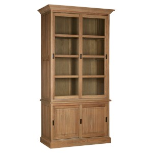 Lyon Oak Furniture Sliding Doors Glass Cabinet Premier Lyon Oak Furniture Sliding Doors Glass Cabinet 5501637