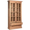 Premier Lyon Oak Furniture 2 Door Display Cabinet 5501640