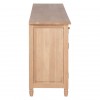 Premier Lyon Oak Furniture 4 Door Wide Sideboard 5501641