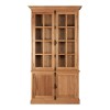 Premier Lyon Oak Furniture 4 Door Display Cabinet 5501645