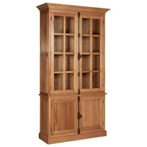 Lyon Oak Furniture 4 Door Display Cabinet Premier Lyon Oak Furniture 4 Door Display Cabinet 5501645