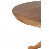 Premier Lyon Oak Furniture Weathered Round Dining Table 5501646