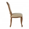 Premier Lyon Oak Furniture Weathered Oak & Linen Chair (Pair) 5501647