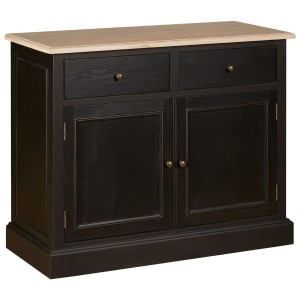 Lyon Oak Painted Furniture Black 2 Door 2 Drawer Sideboard Premier Lyon Oak Painted Furniture Black 2 Door 2 Drawer Sideboard 5501651