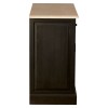 Premier Lyon Oak Painted Furniture Black 2 Door 2 Drawer Sideboard 5501651