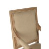 Premier Lyon Oak Furniture Whitewash Oak & Linen Chair (Pair) 5501653