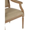 Premier Lyon Oak Furniture Whitewash Oak & Linen Chair (Pair) 5501653