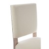 Premier Lyon Oak Furniture Whitewash Linen Chair (Pair) 5501655