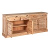 Premier Lyon Oak Furniture Louvred Colonial Sideboard 5501656