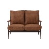 New Foundry Industrial Furniture Faux Leather Sofa 2404947