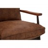 New Foundry Industrial Furniture Faux Leather Sofa 2404947