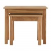 Westbury Oak Furniture Nest of 2 Tables 2404118