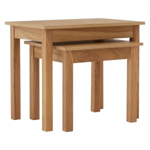 Westbury Oak Furniture Nest of 2 Tables Westbury Oak Furniture Nest of 2 Tables 2404118