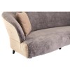 Reine Contemporary Grey Velvet 3 Seat Sofa 5501485