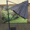 Signature Weave Garden Furniture 3M Cantilever Parasol Grey