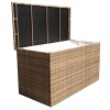 Signature Garden Furniture Weave Triple Weave Caramel Medium Cushion Storage Box