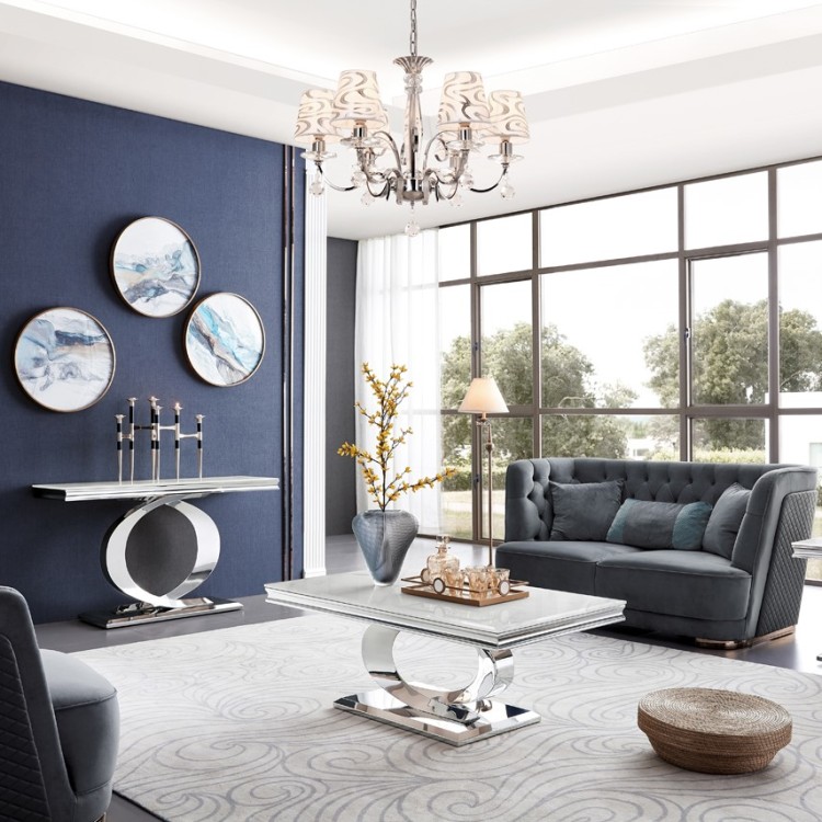 Vida Living Selene Bone White Marble Range Vida Living Selene Bone White Marble Range