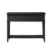 Franklin Wooden Furniture Black Console Table 7918872COMUK