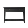 Franklin Wooden Furniture Black Console Table 7918872COMUK