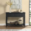 Franklin Wooden Furniture Black Console Table 7918872COMUK