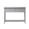 Franklin Wooden Furniture Grey Console Table 7918815COMUK