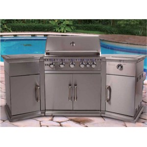 Lifestyle Appliances Bahama Gas Stainless Steel Island BBQ Grill Lifestyle Appliances Bahama Gas Stainless Steel Island BBQ Grill LFS680