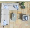 Maze Rattan Garden Furniture Oxford Large Group Corner Sofa Set with Chair