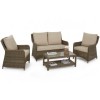 Maze Rattan Garden Furniture Winchester Square High Back Sofa Set