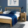 Visby Oak Furniture King Size Bed 5 ft OFHWB-47
