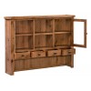 Aztec Solid Oak Furniture Rustic Glazed Dresser Top